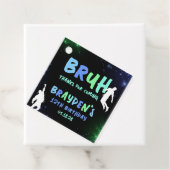 ジャンプトランポリンパーク誕生日メッセージカード フェイバータグ