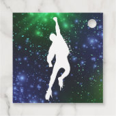 ジャンプトランポリンパーク誕生日メッセージカード フェイバータグ