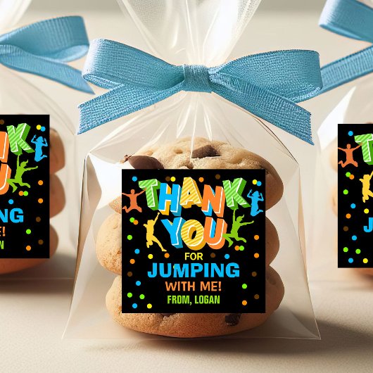 ジャンプトランポリン誕生日お気に入りシール シール