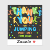 ジャンプトランポリン誕生日お気に入りシール シール (シート)