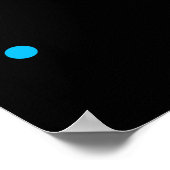 ジャンプトランポリン誕生日ウェルカムサイン ポスター (角)