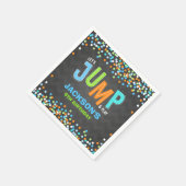 ジャンプトランポリン誕生日パーティー用品の装飾 スタンダードカクテルナプキン (角)