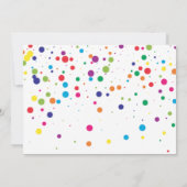 ジャンプト遊ランポリンパークパーティー子供の誕生日 招待状 (裏面)