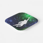 ジャンプネオングラフィティトランポリンパーク紙プレート ペーパープレート (傾斜あり)