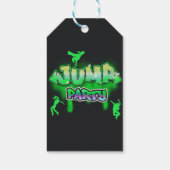 ジャンプネオントランポリン誕生日パーティーありがとう ギフトタグ (裏面)