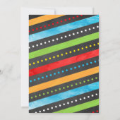 ジャンプバウンストランポリンパーク誕生日招待状 招待状 (裏面)