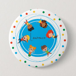 ジャンプバウンス遊トラムポリンパークパーティー誕生日 缶バッジ