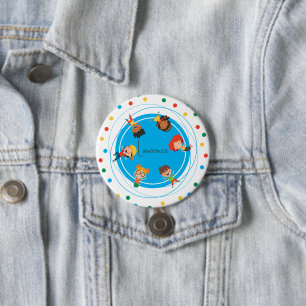 ジャンプバウンス遊トラムポリンパークパーティー誕生日 缶バッジ