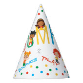 ジャンプバウンス遊トラムポリンパーク誕生日 パーティーハット (正面)