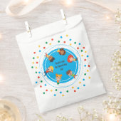 ジャンプバウンス遊トランポリンパークバースデーパーティー フェイバーバッグ (クリップ留めされた状態)