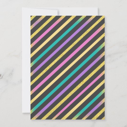 ジャンプバウントランポリンパーク誕生日招待状 招待状 (裏面)