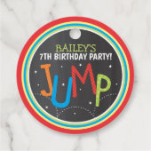 ジャンプバースデーパーティーメッセージカード フェイバータグ (裏面)