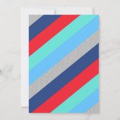 ジャンプバースデー招待状 男の子 女の子 ジャンプ トランポリン 招待状 (裏面)