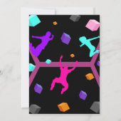 ジャンプバースデー バウンスハウス トランポリンパーク ガール 招待状 (裏面)