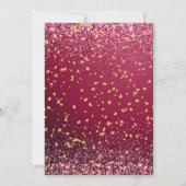 ジャンプパーク子供の誕生日パーティーカスタム 招待状 (裏面)