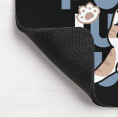 ジャンプパージャンプよくはしゃぐ:おもしろいアートと猫デザイン マウスパッド (コーナー)