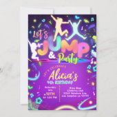 ジャンプパーティの招待状 招待状 (正面)