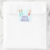 ジャンプパーティーサンキューステッカー スクエアシール (バッグ)