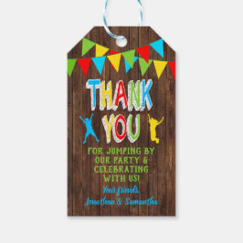 ジャンプパーティーバウンスの組み合わせパーティー優先ラベル ギフトタグ