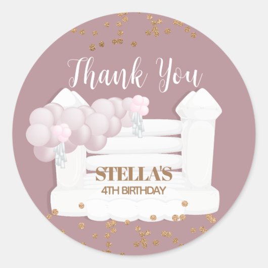 ジャンプパーティーバウンスハウスシール ラウンドシール (正面)