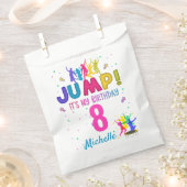 ジャンプパーティー私の誕生日トランポリン・バウンス フェイバーバッグ (クリップ留めされた状態)