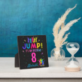 ジャンプパーティー私の誕生日トランポリン・バウンス フォトプラーク (インサイチュ)