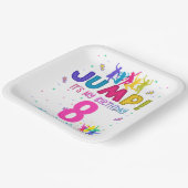 ジャンプパーティー私の誕生日トランポリン・バウンス ペーパープレート (傾斜あり)