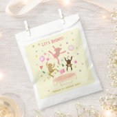 ジャンプモンキーズ子供の誕生日 フェイバーバッグ (クリップ留めされた状態)