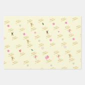 ジャンプモンキーズ子供の誕生日 ラッピングペーパーシート (正面3)