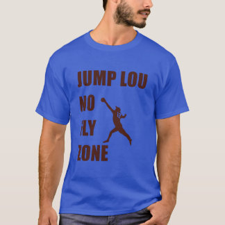 ジャンプルーNoフライゾーンシャツ、ベースボールジャンプNo Tシャツ