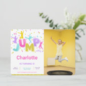 ジャンプ写真招待状 招待状 (スタンド正面)