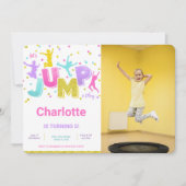 ジャンプ写真招待状 招待状 (正面)