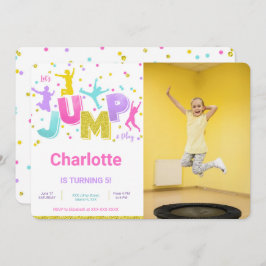 ジャンプ写真招待状 招待状