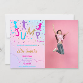 ジャンプ写真招待状 招待状