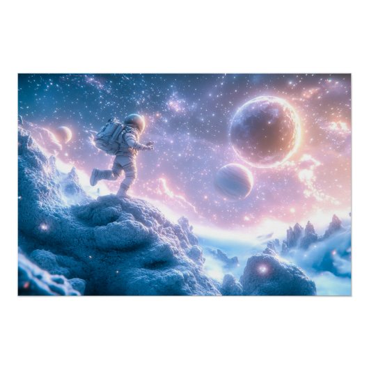 ジャンプ宇宙飛行士 ポスター (正面)