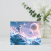 ジャンプ宇宙飛行士 ポストカード (スタンド正面)