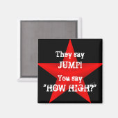 ジャンプ磁石を言う マグネット (正面/裏面)