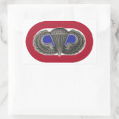 ジャンプ翼/楕円82D空中ステッカー 長方形シール (バッグ)