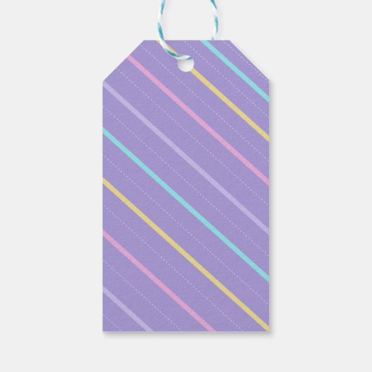 ジャンプ誕生日シャルボードキッドトランポリンパーティー ギフトタグ (裏面)