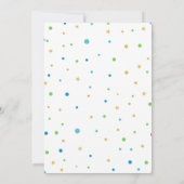 ジャンプ誕生日招待状インドアトランポリンパーク 招待状 (裏面)