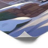 *~*ジャンプ雪子猫5:4 Kitten Cat AP68 Tuxedo ポスター (角)