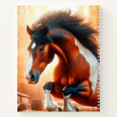 ジャンプ馬 ノートブック (裏面)