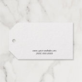 ジャンプ馬 |乗馬 馬のトレーナー|馬のトレーナー ギフトタグ (裏面 (横))