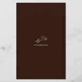 ジャンプ馬 |乗馬 馬のトレーナー|馬のトレーナー 便箋 (裏面)