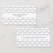 ジャンプ馬 |乗馬 馬のトレーナー|馬のトレーナー 名刺 (正面/裏面)