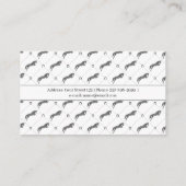 ジャンプ馬 |落書き馬 |金ゴールド馬 名刺 (裏面)