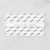 ジャンプ馬 |落書き馬 |金ゴールド馬 名刺 (正面)