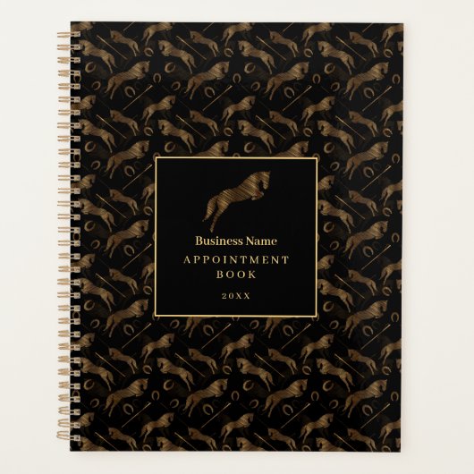 ジャンプ馬 |落書き馬 馬のトレーナー|馬のトレーナー プランナー手帳 (正面)