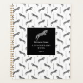 ジャンプ馬 |落書き馬 馬のトレーナー|馬のトレーナー プランナー手帳 (正面)