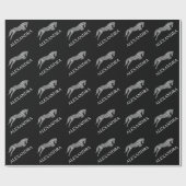 ジャンプ馬 |落書き馬 馬のトレーナー|馬のトレーナー ラッピングペーパー (フラット)